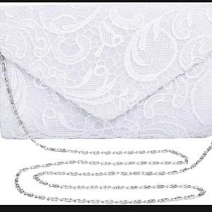 Brand New White Lace Purse
